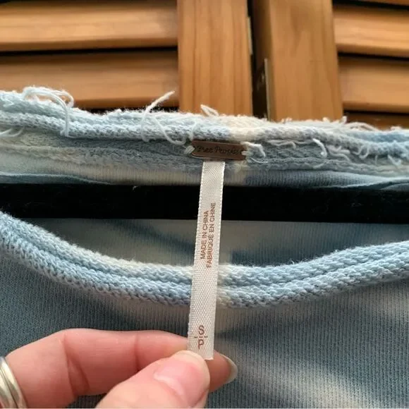 Free People Tie Dye Oversized Crewneck Small - Picture 2 of 5